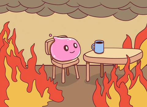 Everything Is Fine Help GIF by Squishiverse