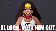 SuperChola animation vote superhero latina GIF