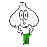 Dance Garlic Sticker