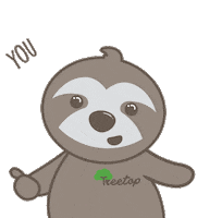 Wink Thank You Sticker by Life In Treetop