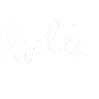 Calligraphy Hello Sticker