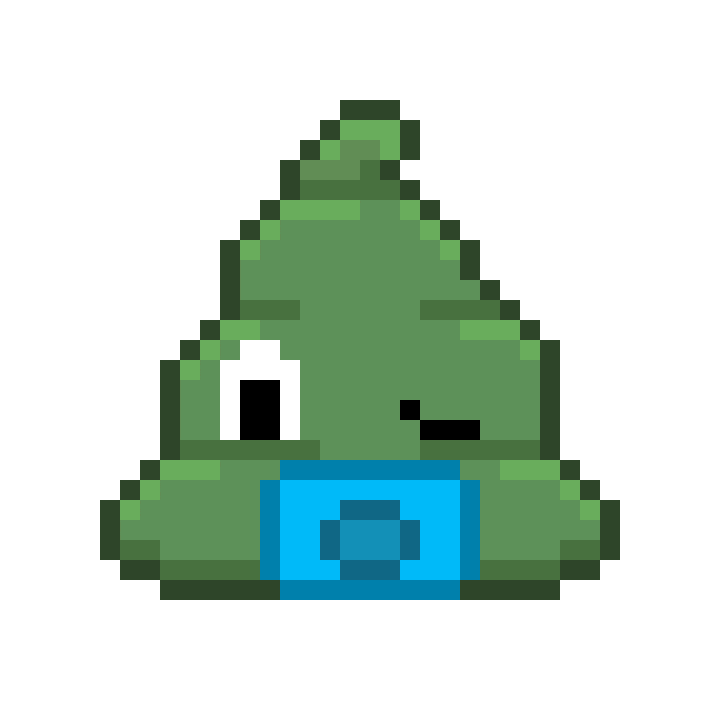Art Shitting Sticker by Poopies.io