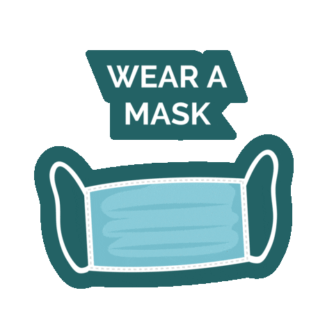 jportman giphyupload weekend mask covid Sticker