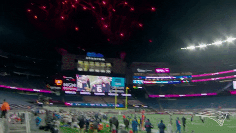 New Year Reaction GIF by New England Patriots