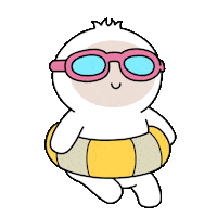 Summer Swimming Sticker by okdstudio