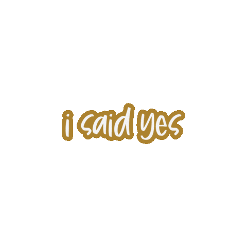 TOWC i said yes towc the ohio wedding collective Sticker