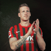Bundesliga Clapping GIF by FC Augsburg 1907