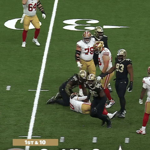 Football Nfl GIF by New Orleans Saints