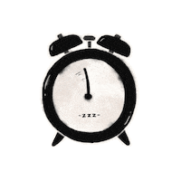 Alarm Clock Time Sticker by Tatiana