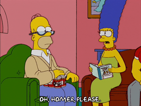 Angry Season 17 GIF by The Simpsons
