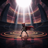 Red Cape Arena GIF by G*BOY