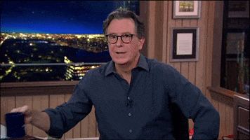 Stephen Colbert Coffee GIF by The Late Show With Stephen Colbert
