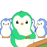Happy Penguin Sticker by Abster