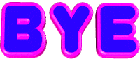 text goodbye Sticker