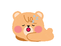 Tired Night Sticker