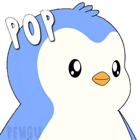 Pop Penguin Sticker by Pudgy Penguins