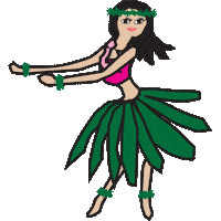 Waikiki Eha Sticker by Belle Vie Hawaii