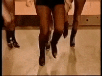 scottok boots dancers these boots are made for walking GIF
