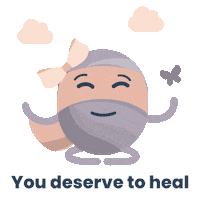 Power Heal Sticker by Together against eating disorder