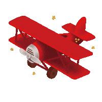 HeyCone plane little prince principito avioneta Sticker