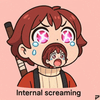I Cant Even Silent Scream GIF by Persona
