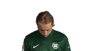 Look Up Vfl Wolfsburg Sticker by Bundesliga