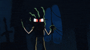 Halloween Monster GIF by nounish ⌐◨-◨