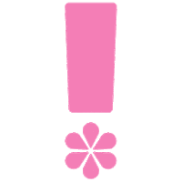Flower Exclamation Mark Sticker by Ecover