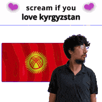 Kg Kyrgyzstan Sticker