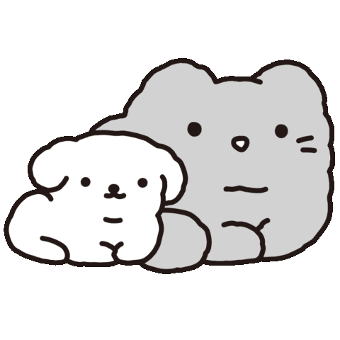 Cat Dog Sticker
