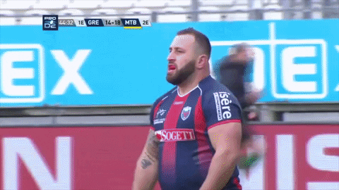 fc grenoble muscle GIF by FCG Rugby