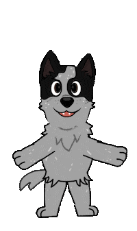 Dogs Tor Sticker by Tornado - Blue Heeler