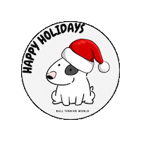Happy New Year Sticker by Bull Terrier World