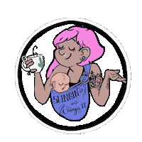 Mom I Dont Care Sticker