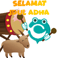idcatchadeal kurban sapi qurban idul adha Sticker