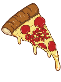 gearsntonic pizza gnt gearsntonic gearsandtonic Sticker