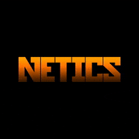 NETICS logo orange spooky netics GIF