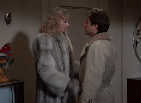 furglamor giphyupload kiss fur fur coat GIF