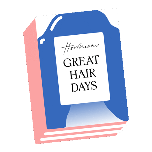 hershesons giphyupload hair book london Sticker