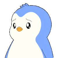 Sad Why Me Sticker by Pudgy Penguins