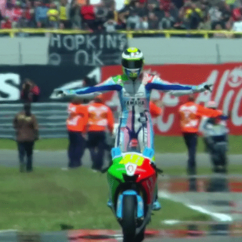 Valentino Rossi Winner GIF by MotoGP