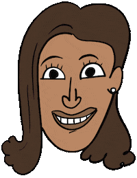 Celebrate Kamala Harris Sticker by Jon Burgerman