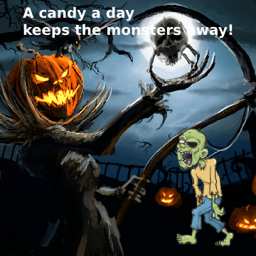Halloween Zombie GIF
