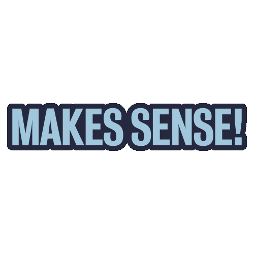 convinisverige makes sense convini sinnesschysst Sticker