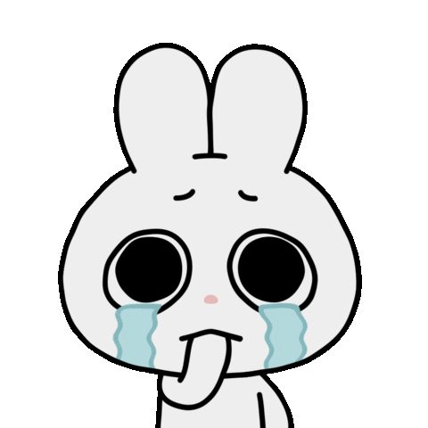 Sad Storm Sticker