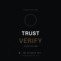 Dont Trust Verify GIF by The Bitcoin Act