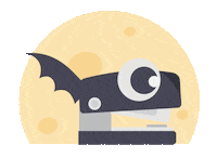 Halloween Vampire Sticker by StickerGiant