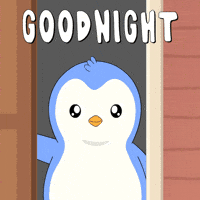 Tired Good Night GIF by Pudgy Penguins