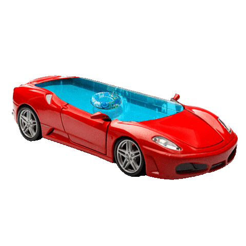 rocketandwink summer car holiday sun Sticker