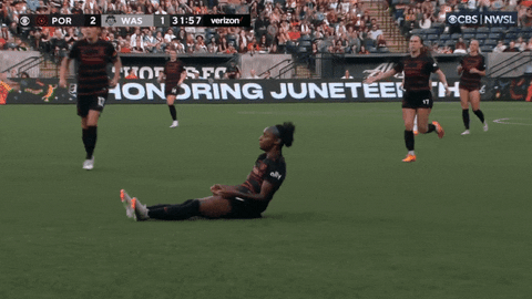 Lie Down Portland Thorns GIF by National Women's Soccer League